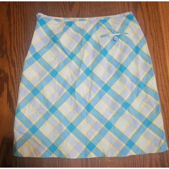 American Eagle Plaid Pencil Skirt - Picture 3 of 7